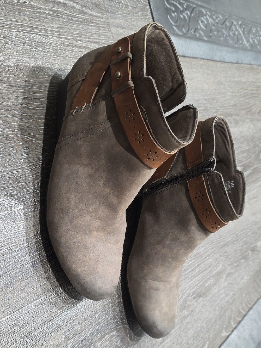 Rockport Brown Leather Ankle Boots
